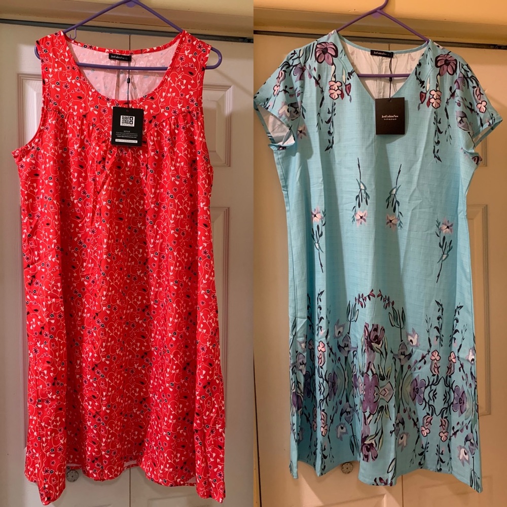 Two dresses, NWT, size large